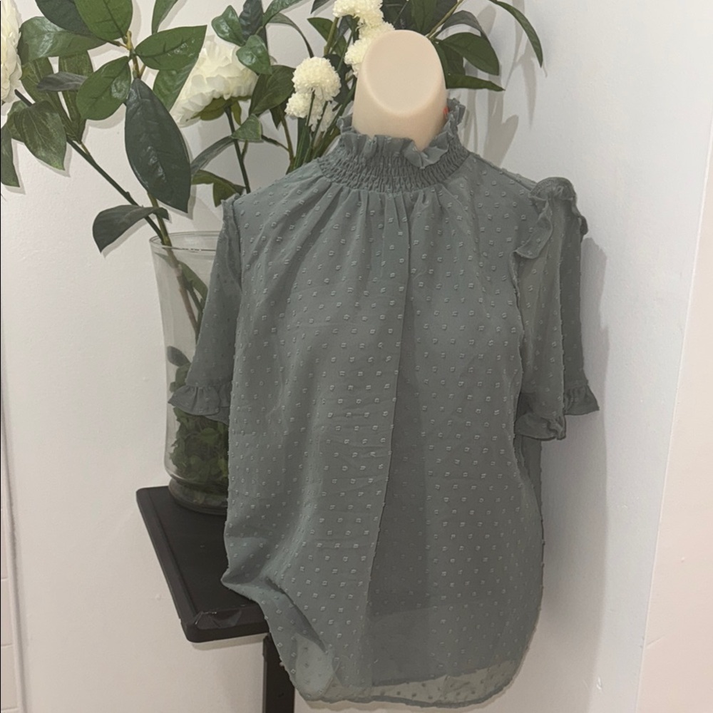 Wishlist Apparel Elegant Gray Women's Top